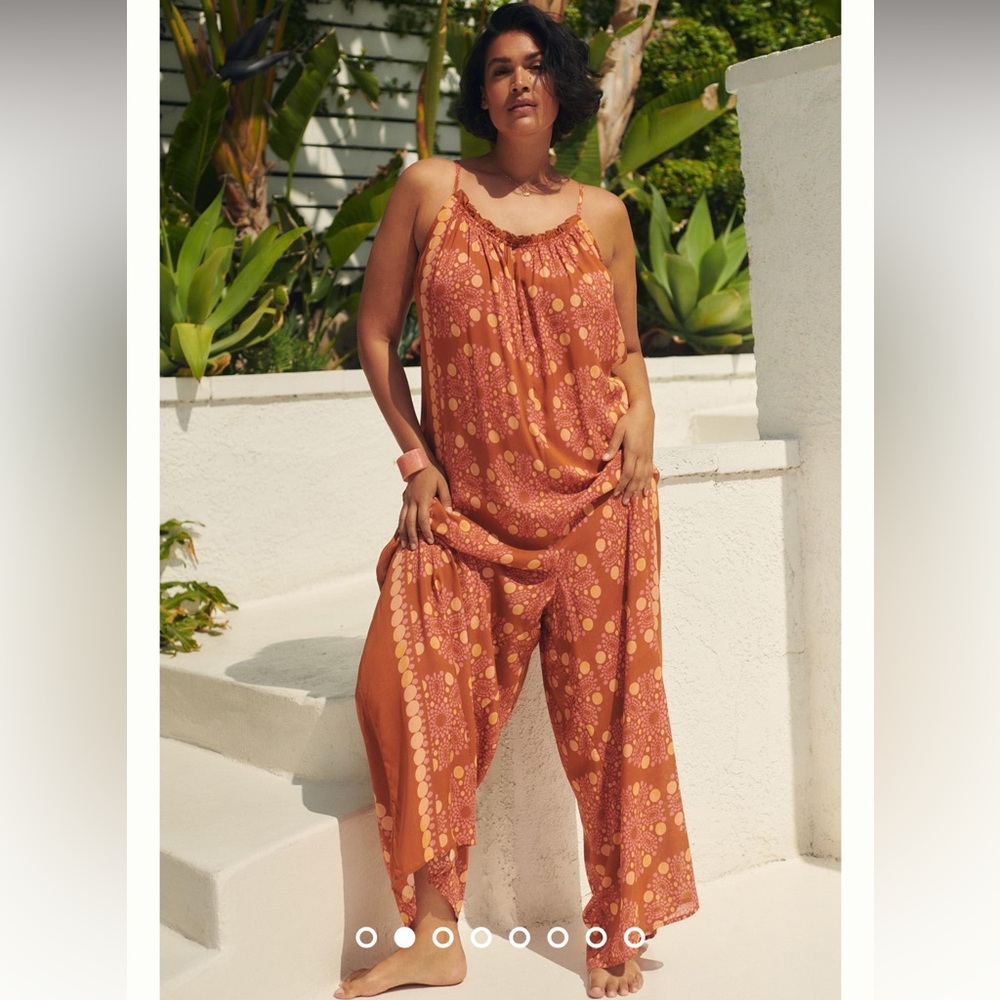 Anthropologie The Malika Wide Leg Jumpsuit - Picture 6 of 7